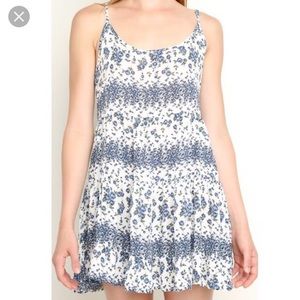 Brandy Melville blue rose Jada dress